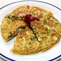 フジぽん's cooksnap of when they made 熟し気味ゴーヤオムレツ　炊飯器で.