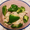 りりゆぅ's cooksnap of when they made 豚こまとピーマンの簡単中華炒め☆.