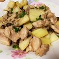 すいーつぷりん's cooksnap of when they made じゃがいもと鶏肉のガーリック醤油炒め♪.