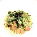♪ゆかたん♡'s cooksnap of when they made アボカド☆トマトのごま風味の納豆パスタ.