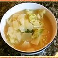 White_Bear's cooksnap of when they made 春キャベツと新玉ねぎのみそ汁.