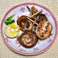 にきけん's cooksnap of when they made 秋刀魚の２色ロール焼き.