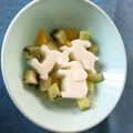 ハルとウミ's cooksnap of when they made ほんのり甘い牛乳寒天＊離乳食期おやつにも.