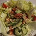 tkiriba's cooksnap of when they made セロリが主役！大人味のグリーンサラダ☆.