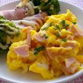 にゃぁくん's cooksnap of when they made 魚肉ソーセージのスクランブルエッグ.