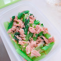 空色じゅーす's cooksnap of when they made もう一品に　ほうれん草とシーチキンの梅和.