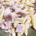 shion226's cooksnap of when they made おかずにも♡ベーコン醤油クリームペンネ♡.
