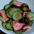 vvきょんvv's cooksnap of when they made わかめ胡瓜たこの酢の物.
