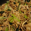 とんちゃらぽん's cooksnap of when they made 豚肉と小松菜のオイスター炒め.