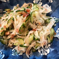 まゆ〜〜さん's cooksnap of when they made 大根と胡瓜の梅肉和え.