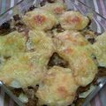 【あちこ】's cooksnap of when they made ♬じゃがいもとミンチの重ね焼き♪15分♬.