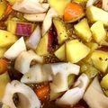 ☆megunyan☆'s cooksnap of when they made 簡単おかず♪さつま芋とレンコンの辛子煮物.