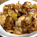 ぱるみさんちーず's cooksnap of when they made 新たまねぎと鶏もも肉のバター醤油炒め.