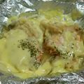 アビー♪ジン's cooksnap of when they made 鮭のホイル焼き☆ホワイトソース☆.