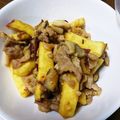 fiatcinq's cooksnap of when they made 豚バラ肉とさつまいものピリ辛炒め.