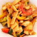Gurke's cooksnap of when they made 青椒肉絲.