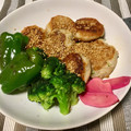 ♪ヒロ's cooksnap of when they made おからと蓮根お焼き♪.