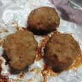 わんこたんわんたん's cooksnap of when they made 卵なし♪簡単ハンバーグ♪《幼児食》.
