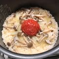 四児のハハ's cooksnap of when they made 子供もパクパク☆炊飯器で簡単トマトピラフ.