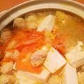 カラえり's cooksnap of when they made 鶏団子と白菜の鍋.