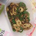 ＊ぴよこ＊。's cooksnap of when they made ちくわとピーマンのカレー炒め.