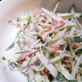 きみもも116's cooksnap of when they made きゅうりとカニカマのマヨネーズ和え.