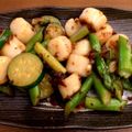 ♧もい♧'s cooksnap of when they made ホタテの貝柱とアスパラのバター炒め.