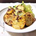 ♪珠香♪'s cooksnap of when they made 〜簡単はやうま♪じゃが芋のゆかりクリチ〜.