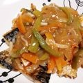 はるいろいちご's cooksnap of when they made 塩鯖の柚子胡椒で野菜キノコあんかけ.