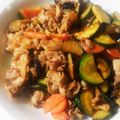 オアシス☆彡's cooksnap of when they made 茄子とズッキーニの甘辛豚肉炒め.