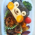 suzikko's cooksnap of when they made キャラ弁＊簡単♪くまちゃんデコおにぎらず.