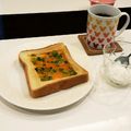 しいのちゃん's cooksnap of when they made ネギネギ卵かけトースト(ﾉ´∀｀*)♡.