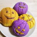 ｷﾜﾐ's cooksnap of when they made メロンパンdeコッタハロウィンマフィン型.