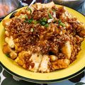 10masa59's cooksnap of when they made 鶏肉の代わりに厚揚げでユーリンチー油淋鶏.