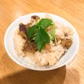 クックパッドごはん部's cooksnap of when they made バター香る♪しめじと牛こま肉の混ぜごはん.