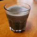 りょうのレシピ's cooksnap of when they made 簡単ヘルシー♥とろ～り濃厚黒ゴマプリン.