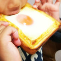 kokakokko's cooksnap of when they made 目玉焼きトースト.