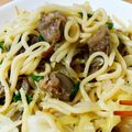 mo＊mo's cooksnap of when they made 砂肝塩焼きそば.