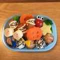 美味しいずき's cooksnap of when they made ハロウィンキャラ弁チーズミイラ.