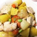 がちゃ29's cooksnap of when they made 塩麹鶏じゃが.