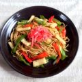 よこ耳ねこ's cooksnap of when they made イカ焼きそば♪.