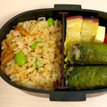 （・u・）'s cooksnap of when they made 枝豆と桜海老の簡単混ぜ御飯.