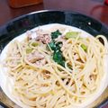 ロンべぇ's cooksnap of when they made エノキでかさ増し♡鯖缶の和風きのこパスタ.