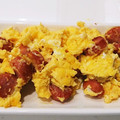 mai0519's cooksnap of when they made ウインナーの卵炒め.