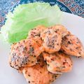 ☆３匹の子ぶた☆'s cooksnap of when they made 鶏むね肉のごまピカタ.
