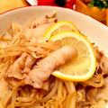 烏龍茶梅's cooksnap of when they made 豚肉ともやしのレモン胡椒炒め.