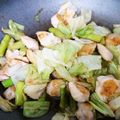 ゆしかあさん's cooksnap of when they made 鶏肉とキャベツとアスパラのオイマヨ炒め.