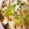 каиа☆。's cooksnap of when they made 簡単☆鶏ささみと白菜きのこの和風塩スープ.