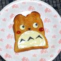 nosso's cooksnap of when they made トトロのトースト.