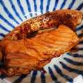 まよも's cooksnap of when they made サーモンハラスのウナギの蒲焼き風.